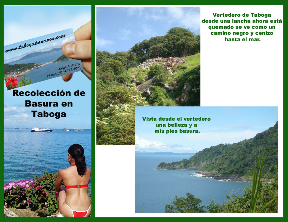 Acumulación de basura en el trayecto perimetral de la isla